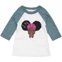 Toddler 3/4 Sleeve Raglan Tee