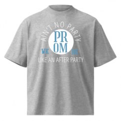 Unisex Organic Oversized High Neck T-Shirt