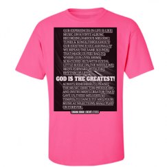 Unisex Ultra Cotton Safety Neon Crewneck Tee