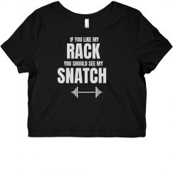 Rack and Snatch Crop top
