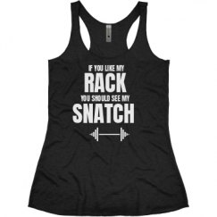 Ladies Slim Fit Super Soft Racerback Triblend Tank