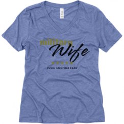 Ladies Relaxed Fit Super Soft Triblend V-Neck Tee
