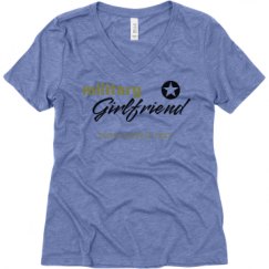 Ladies Relaxed Fit Super Soft Triblend V-Neck Tee