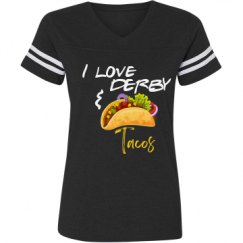 Ladies Relaxed Fit Vintage Sports Tee