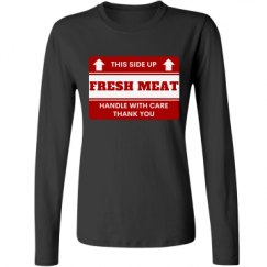 Ladies Relaxed Fit Basic Long Sleeve Tee