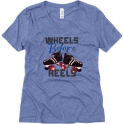 Ladies Relaxed Fit Super Soft Triblend V-Neck Tee