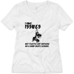 Ladies Relaxed Fit V-Neck Tee