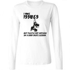 Ladies Relaxed Fit Basic Long Sleeve Tee