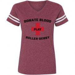 Donate Blood Ladies Relaxed Tshirt