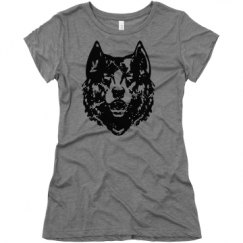 Ladies Slim Fit Super Soft Triblend Tee