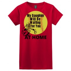 Softball catcher mom