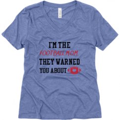 Ladies Relaxed Fit Super Soft Triblend V-Neck Tee