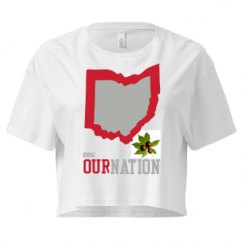 Ladies Festival Cali Crop Top Tee