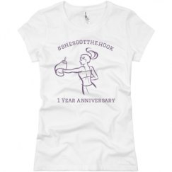 Ladies Slim Fit Basic Promo Jersey Tee