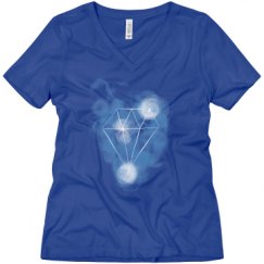 Ladies Relaxed Fit V-Neck Tee