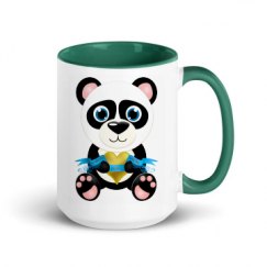 15oz Ceramic Mug with Color Inside