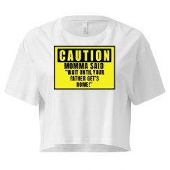 Ladies Festival Cali Crop Top Tee