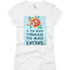 Ladies Slim Fit Basic Promo Jersey Tee