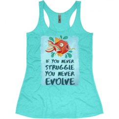 Ladies Slim Fit Super Soft Racerback Triblend Tank