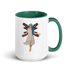 15oz Ceramic Mug with Color Inside