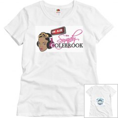 On air with Syndy Colebrook tees