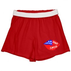 Slim Fit Cheer Shorts