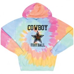 Unisex Tie-Dye Fleece Hoodie