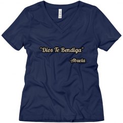 Dios Te Bendiga V-neck Tee