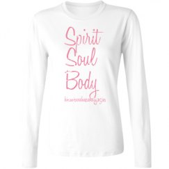 Ladies Relaxed Fit Basic Long Sleeve Tee