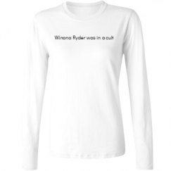 Ladies Relaxed Fit Basic Long Sleeve Tee