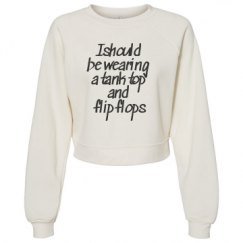 Women's Raglan Pullover Fleece