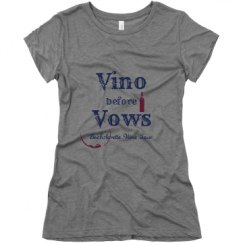 Ladies Slim Fit Super Soft Triblend Tee