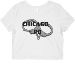 Ladies Slim Fit Crop Top Tee