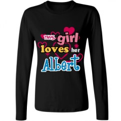 Ladies Relaxed Fit Basic Long Sleeve Tee