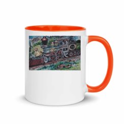 11oz Ceramic Mug with Color Inside