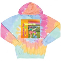Unisex Tie-Dye Fleece Hoodie