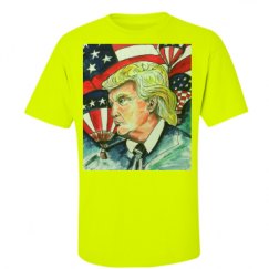 Unisex Ultra Cotton Safety Neon Crewneck Tee