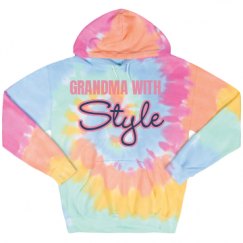 Unisex Tie-Dye Fleece Hoodie