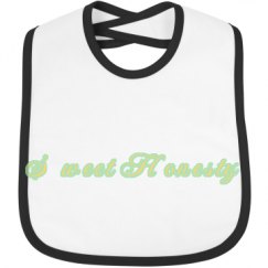 Infant Contrast Trim Bib