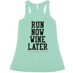 Run now, wine later