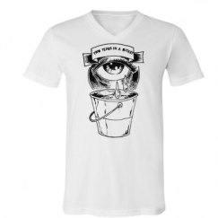 Unisex V-Neck Jersey Tee