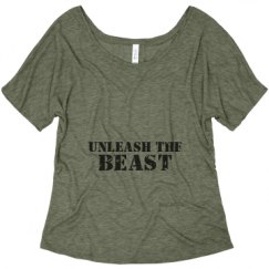 Ladies Flowy Slouchy Tee