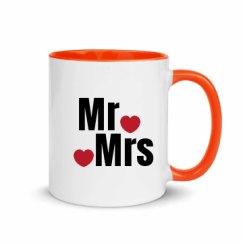 11oz Ceramic Mug with Color Inside