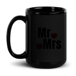 15oz Black Glossy Mug