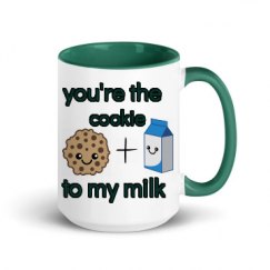 15oz Ceramic Mug with Color Inside