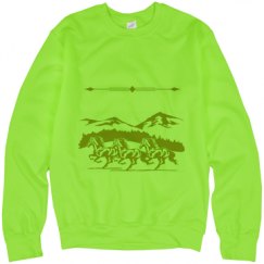 Unisex Neon Crewneck Sweatshirt