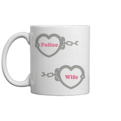 police wife coffee mug