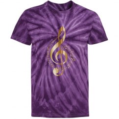 Music notes blue top