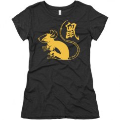 Ladies Slim Fit Super Soft Triblend Tee