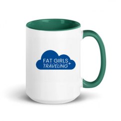 15oz Ceramic Mug with Color Inside